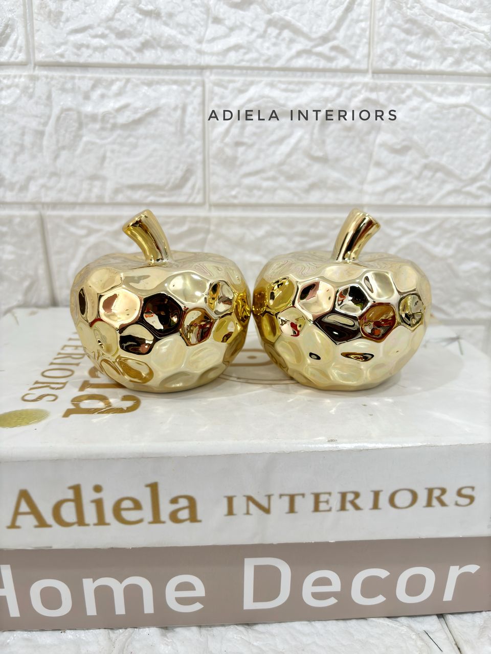 Dimple Apple Ceramic Decor Image
