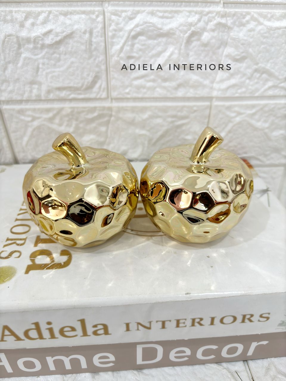 Dimple Apple Ceramic Decor Image