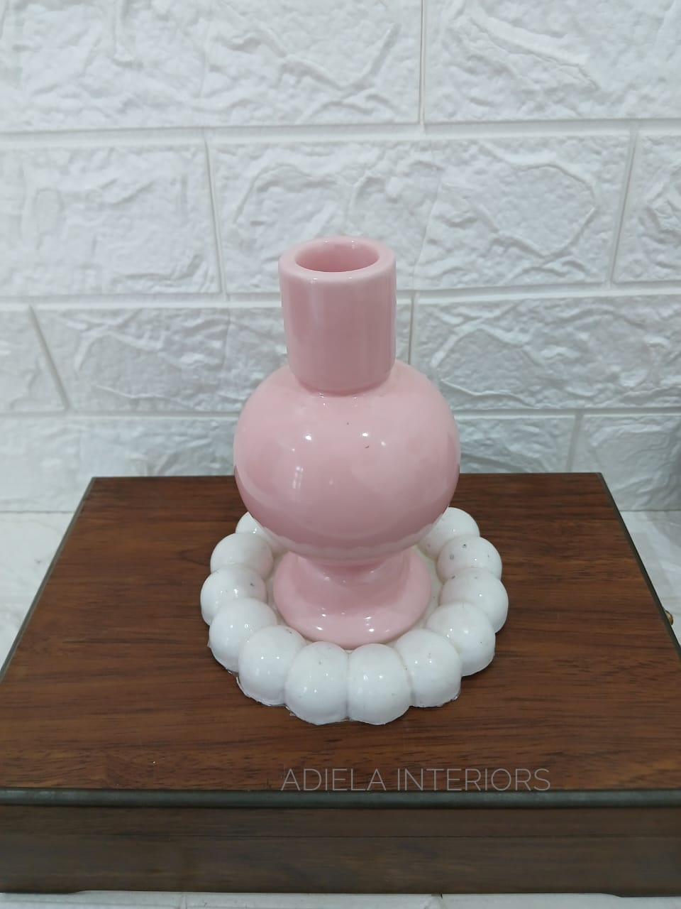 Decorative Vase & Saucer Set Image