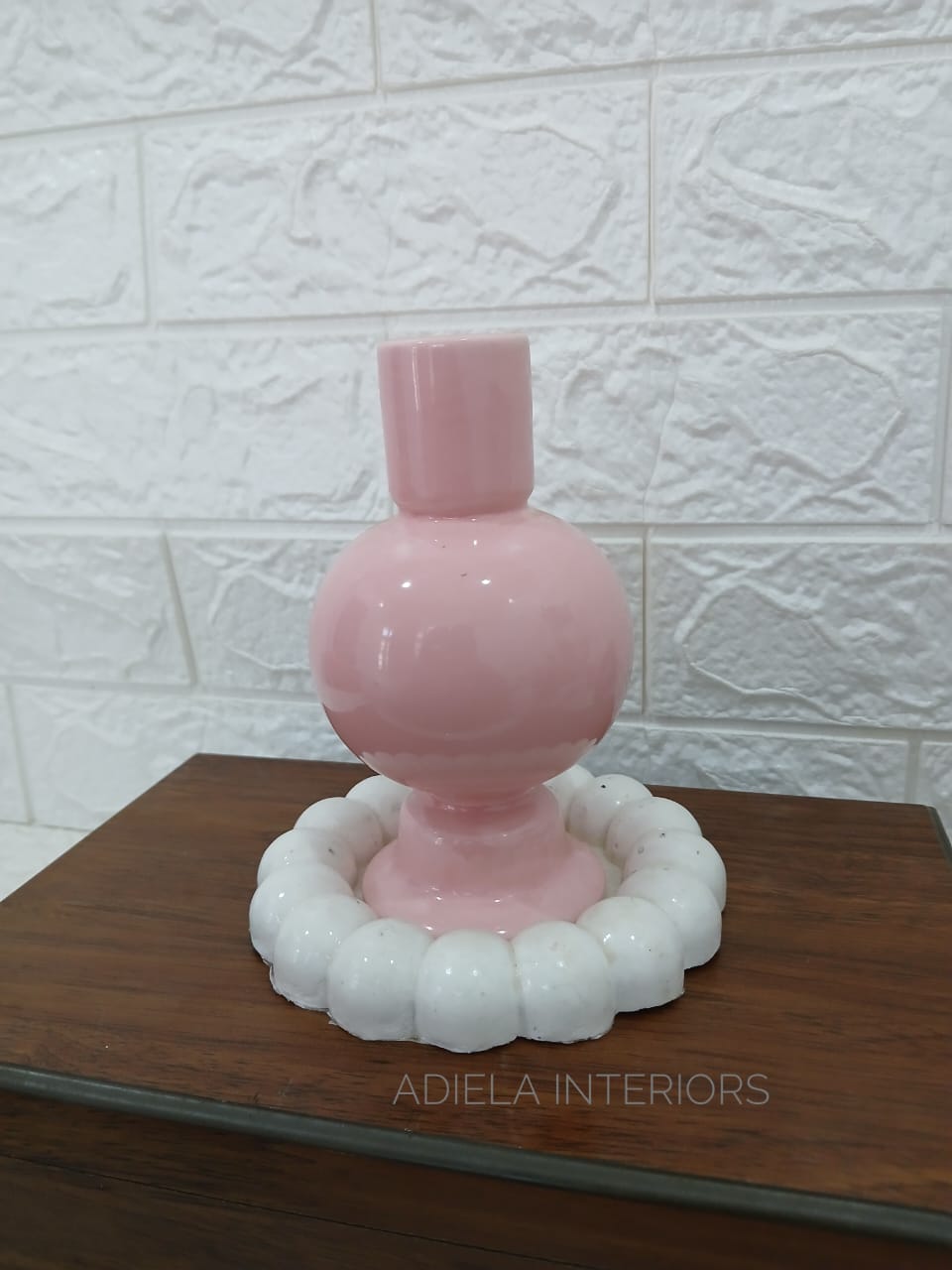 Decorative Vase & Saucer Set Image
