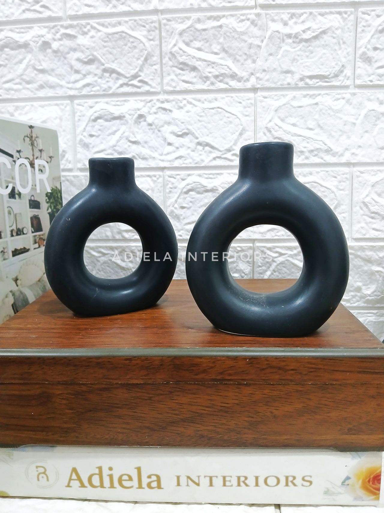 Mini Donut Ceramic Vase Image