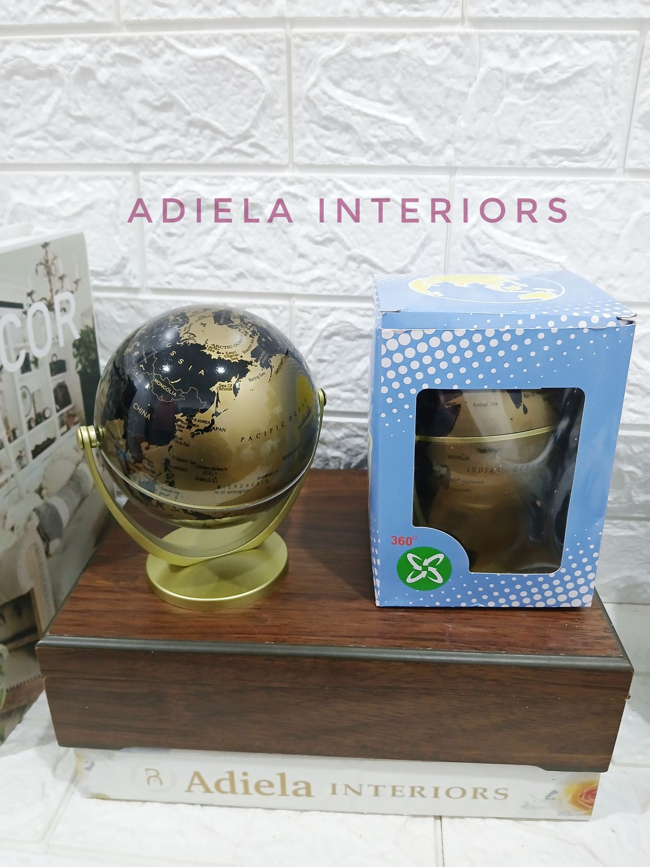 World Globe Decor - Small Size Image