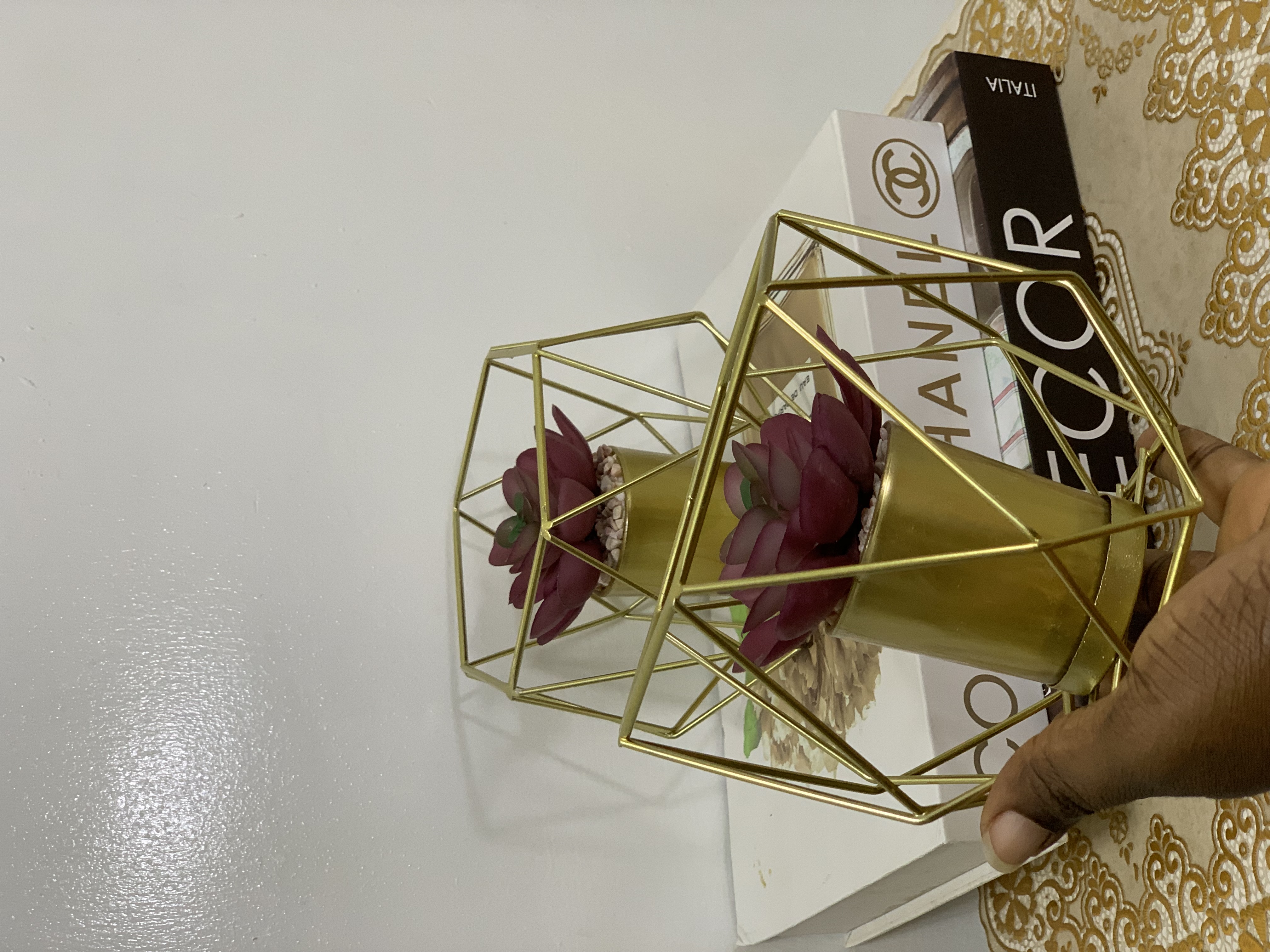 Hexagon Table Decor Image