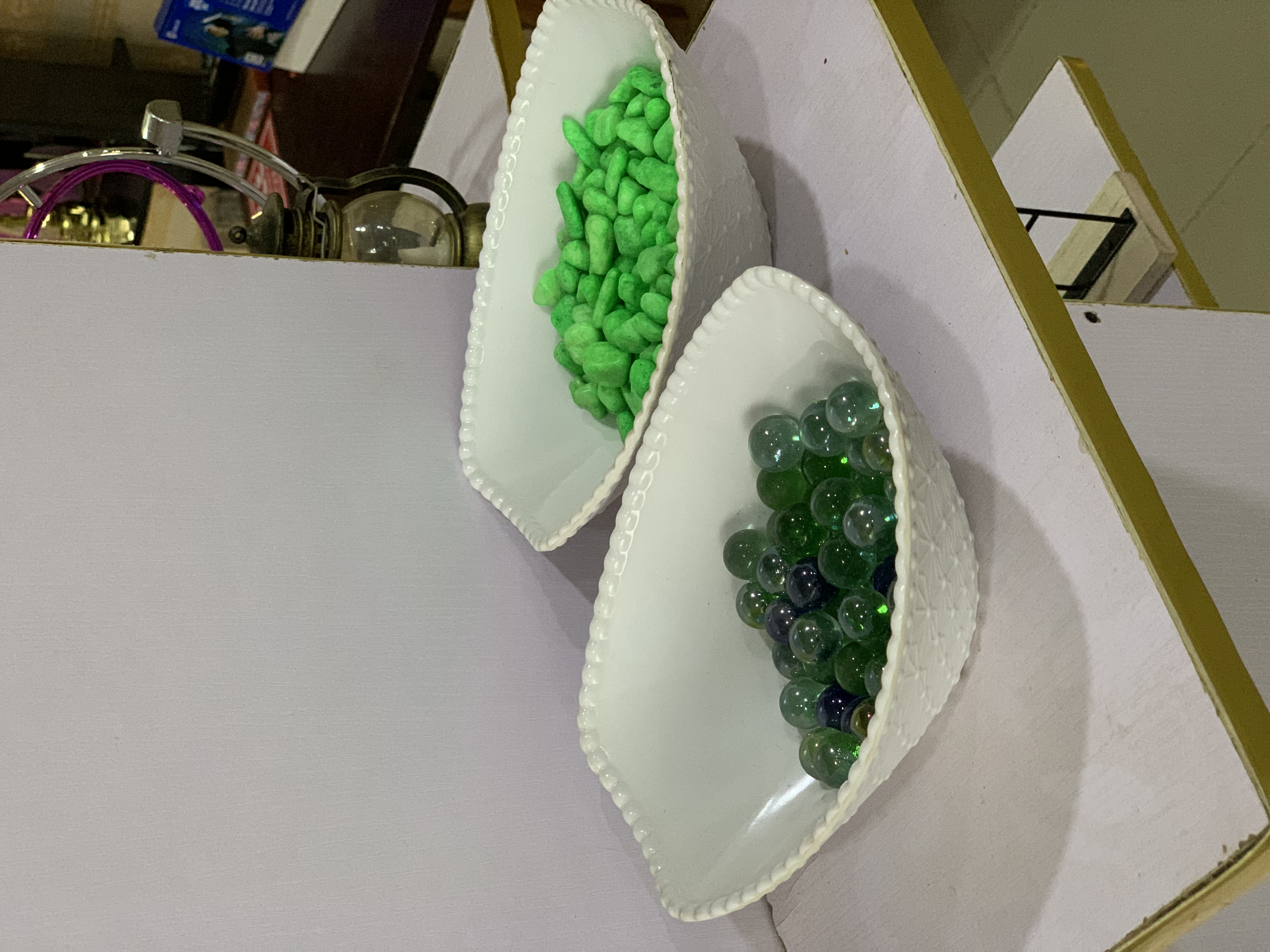 Decorative Pebbles- Green Image