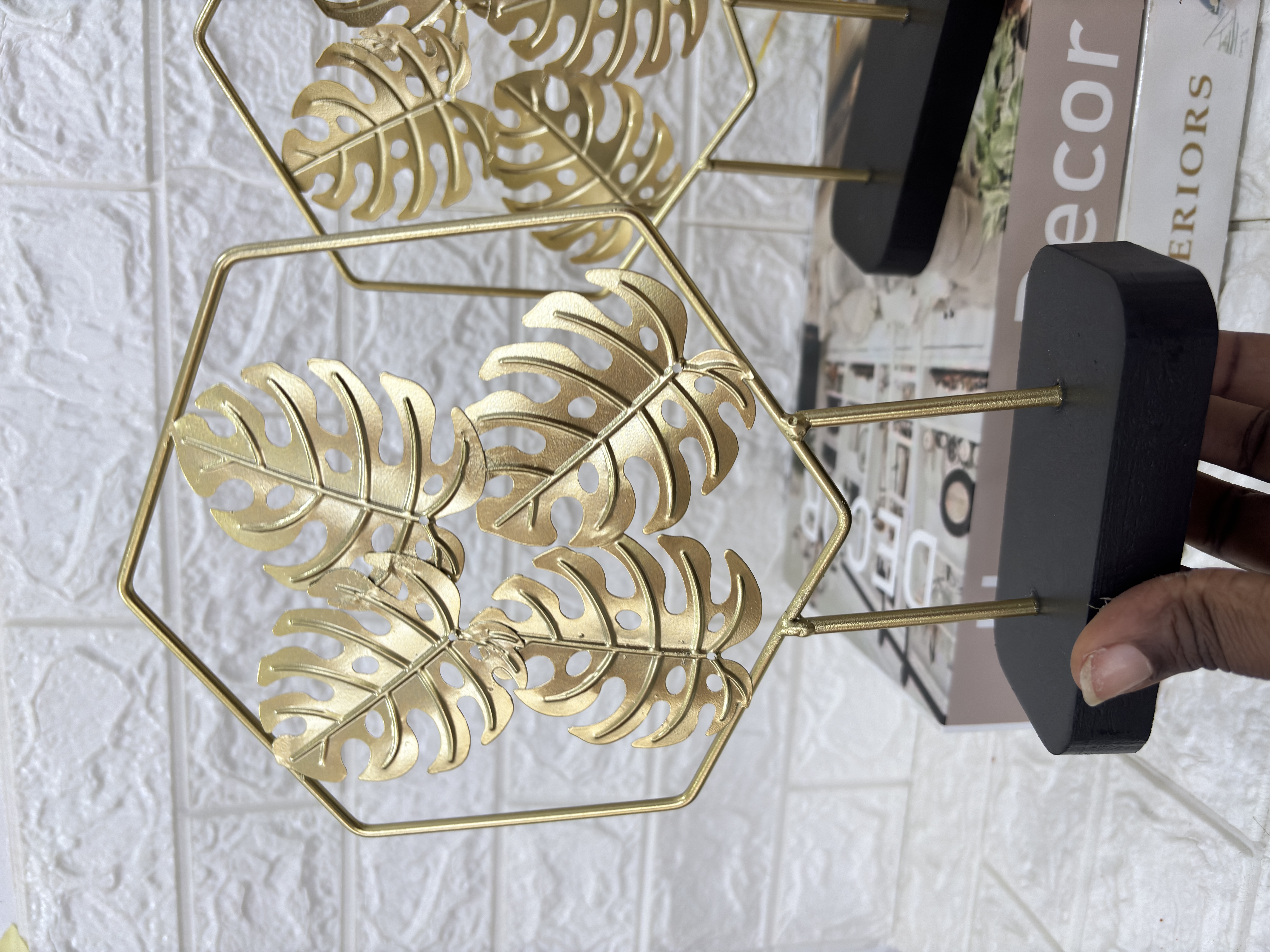 Monstera Leaf Metal Decor- Style 2 Image