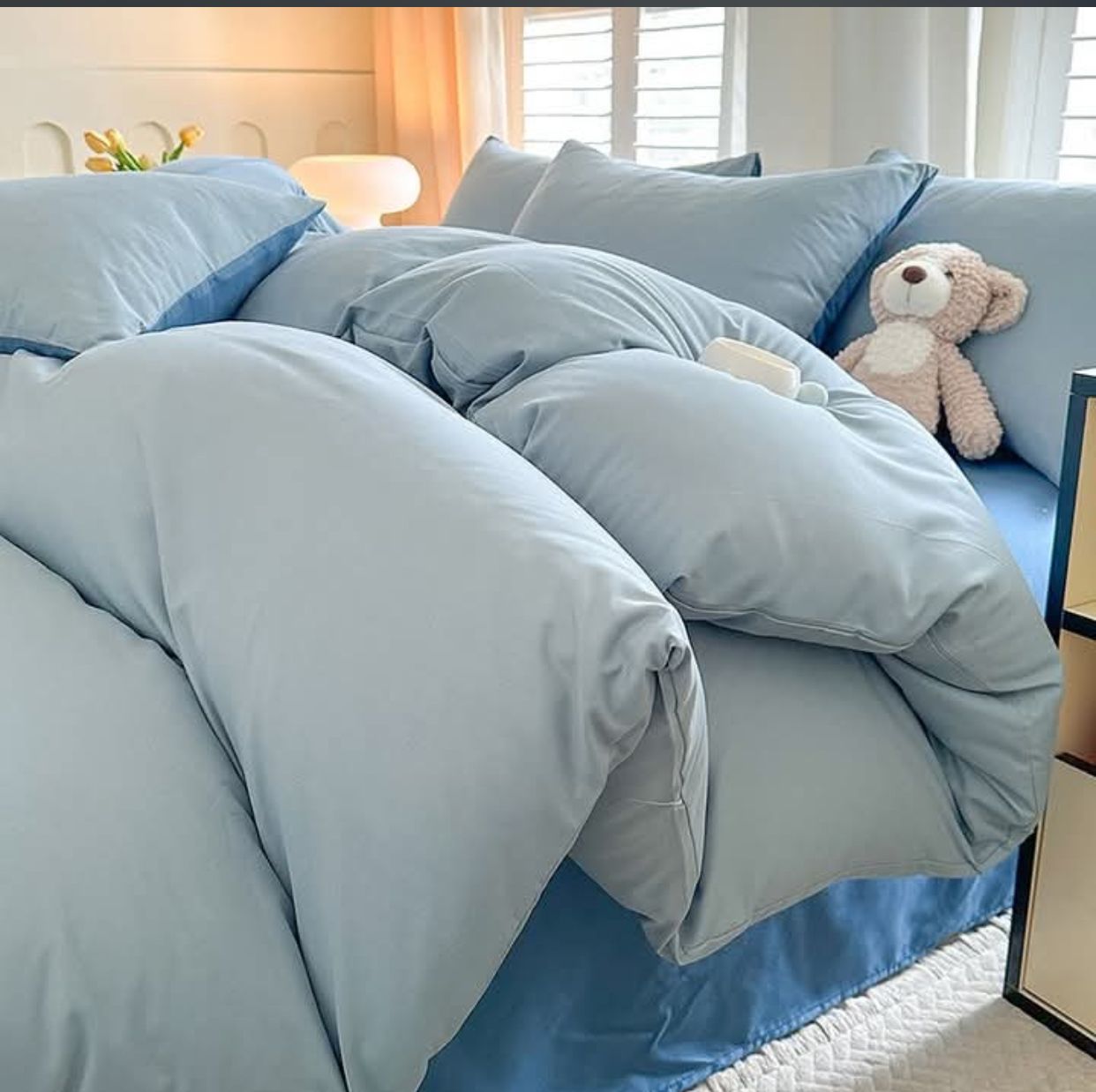 Plain American cotton / polished bedding Image