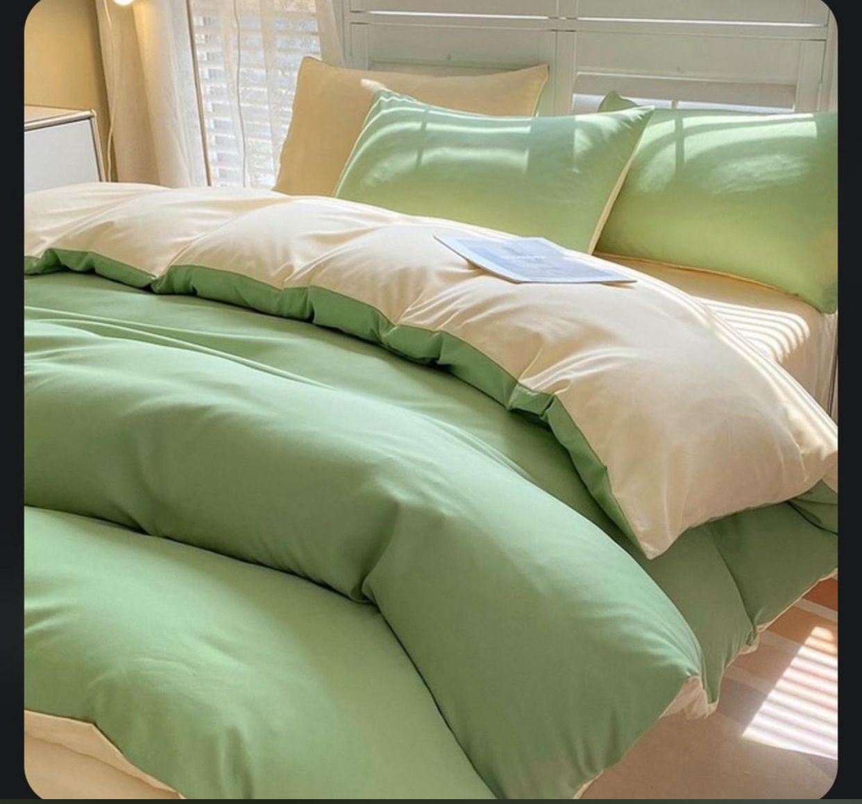 Plain American cotton / polished bedding Image