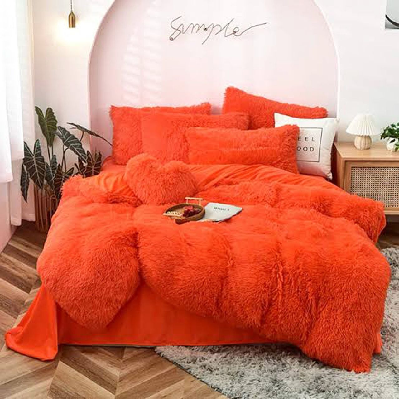 Faux fur Bedding Image