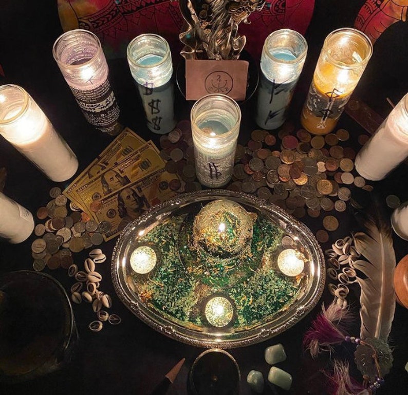 Good Luck Spell, Powerful Fortune Lottery Wealth Spell, Abundance Prosperity Millionaire Spell, 3-Days  ritual Spell Casting White Magic image