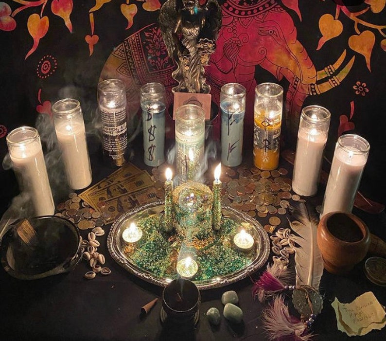 Good Luck Spell, Powerful Fortune Lottery Wealth Spell, Abundance Prosperity Millionaire Spell, 3-Days  ritual Spell Casting White Magic image
