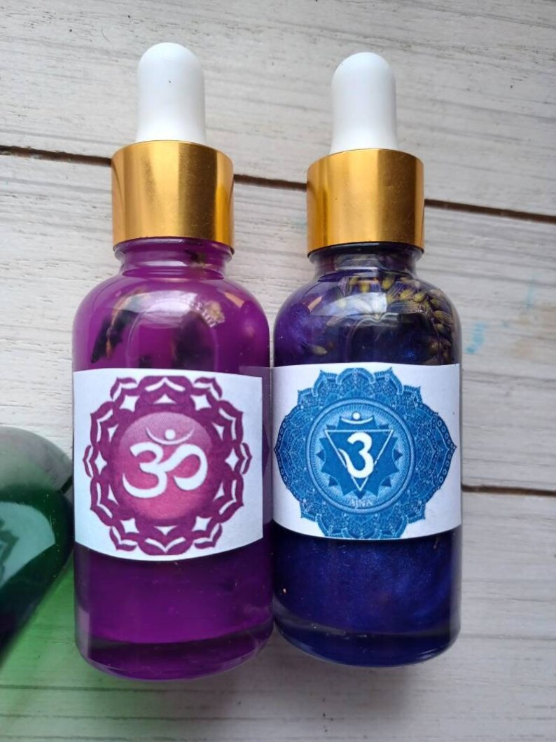Third Eye Chakra Ritual Oil Spiritual Awakening, Intuition, Psychic Vision image