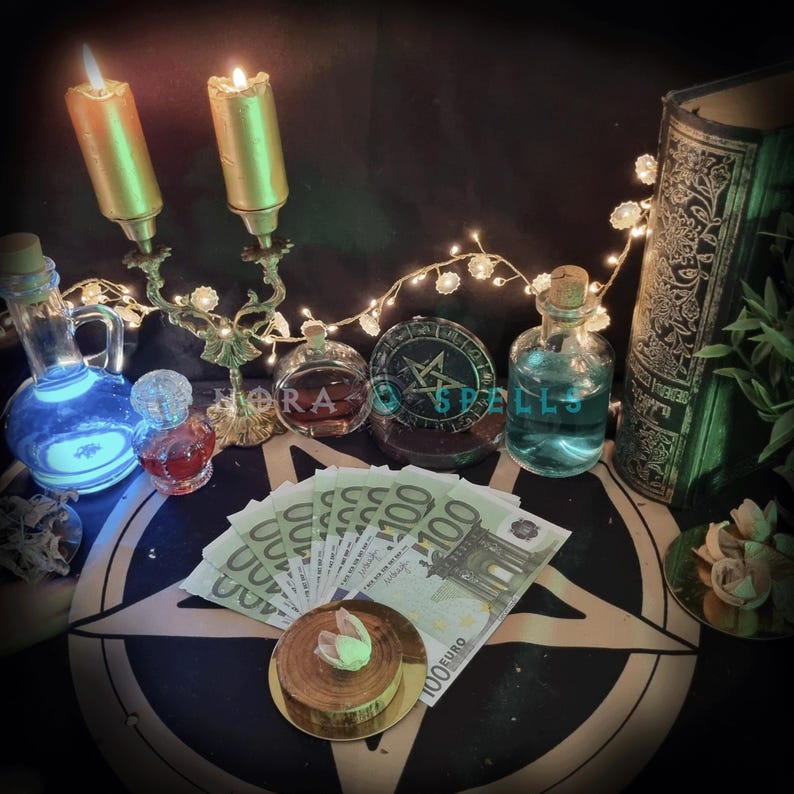 Millionaire Spell | Powerful Money, Wealth & Fortune Spell | Fast Results for Career, Success and Prosperity | White Magic 7 Days Casting image
