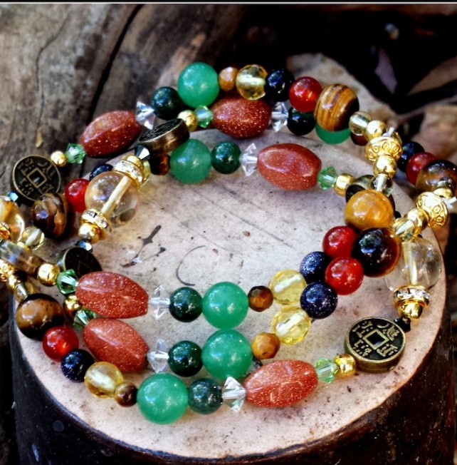 Law of Attraction-Abundance necklace, prosperity jewelry image