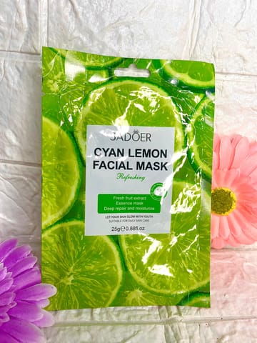 Cyan Lemon facial mask