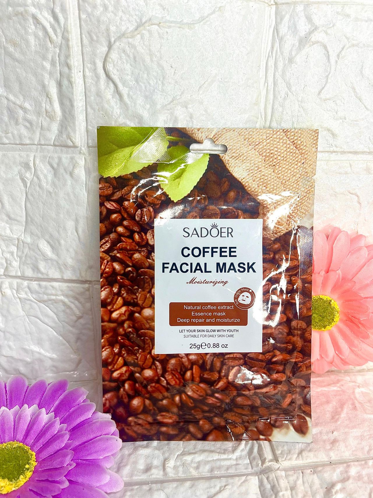 Coffee facial mask image