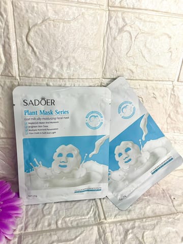 Goat milk facial mask