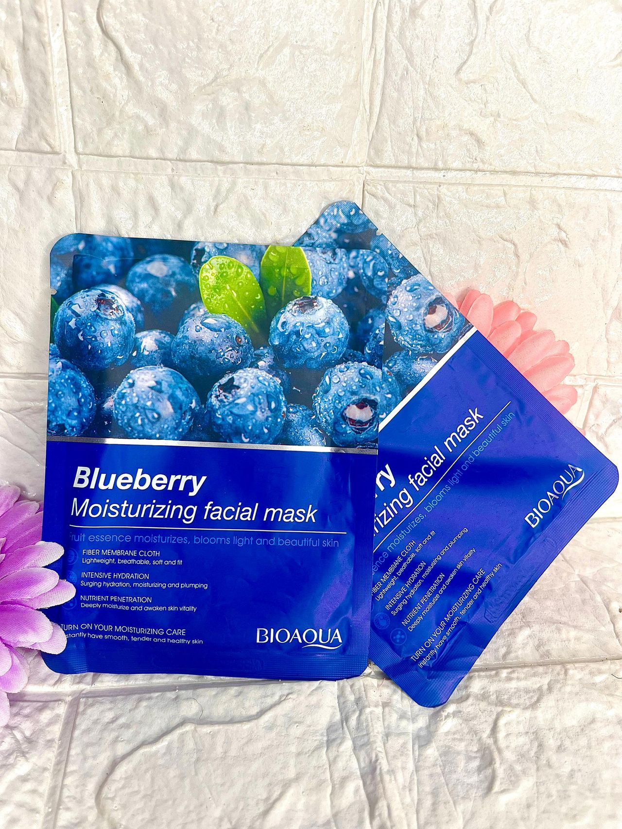 Blueberry facial mask image