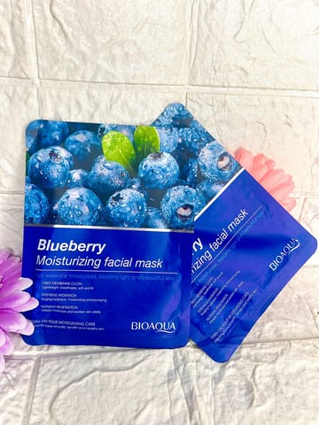 Blueberry facial mask