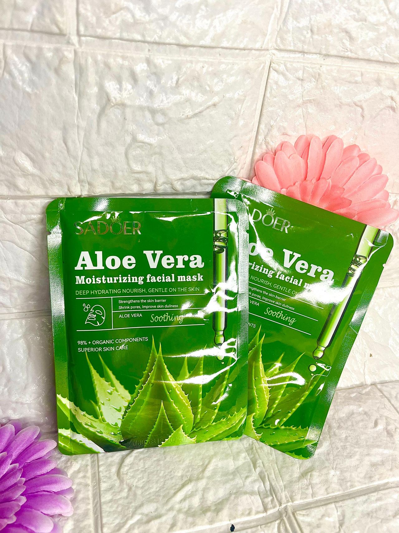 Aloe vera facial mask image