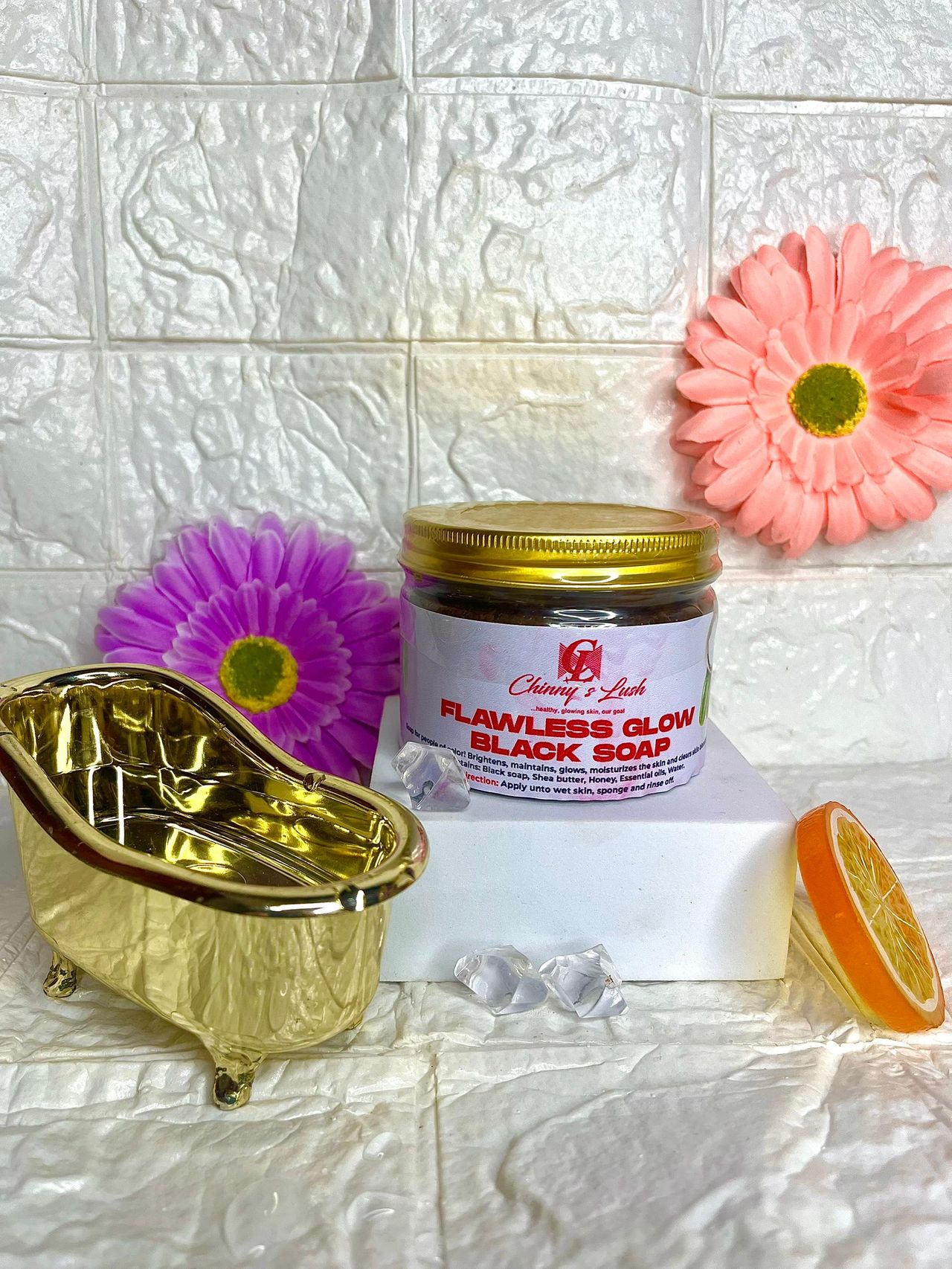 Flawless glow black soap 250g image