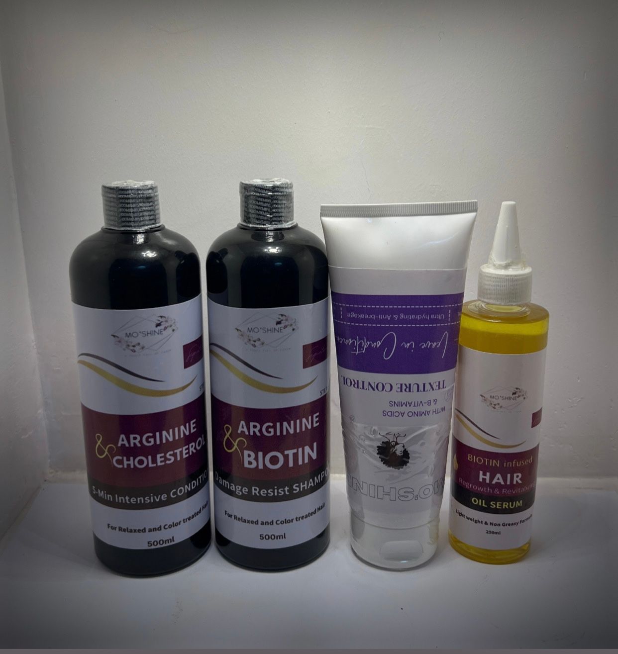 Relaxed haircare set - with Arginine & Biotin image