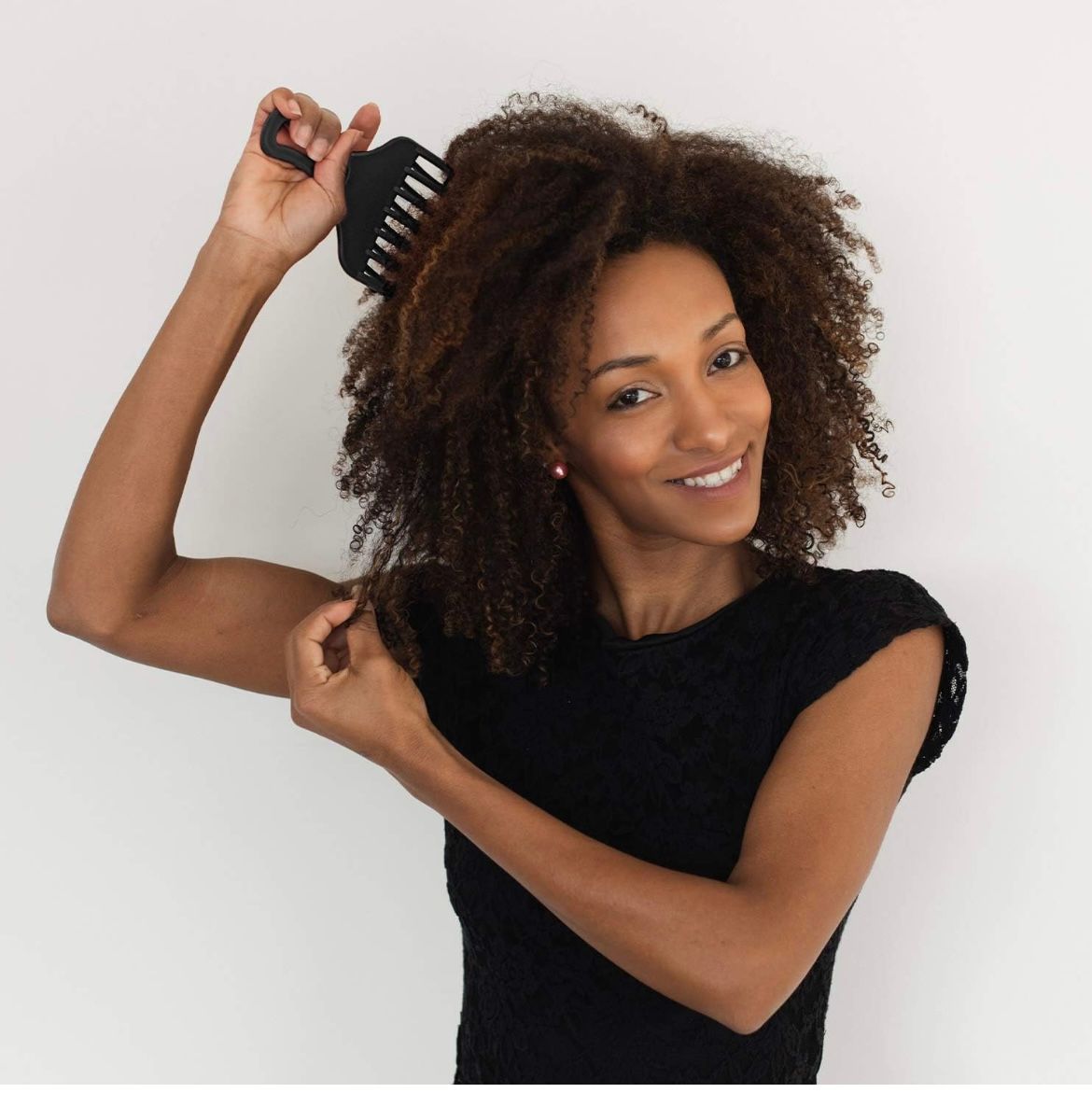 Double teeth Afro Pick Comb image