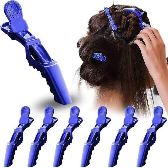 Crocodile hair clips image