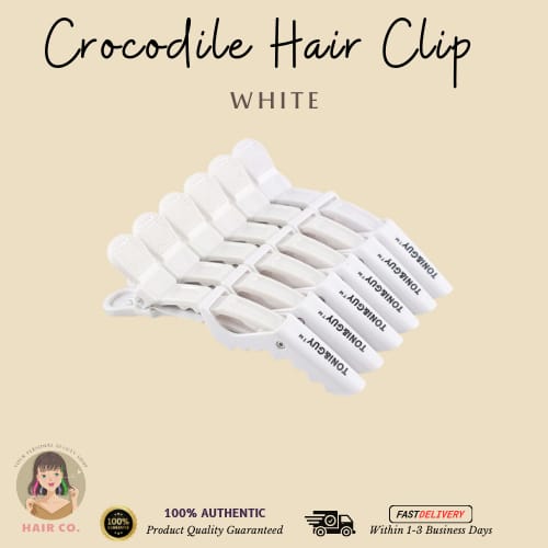 Crocodile hair clips image