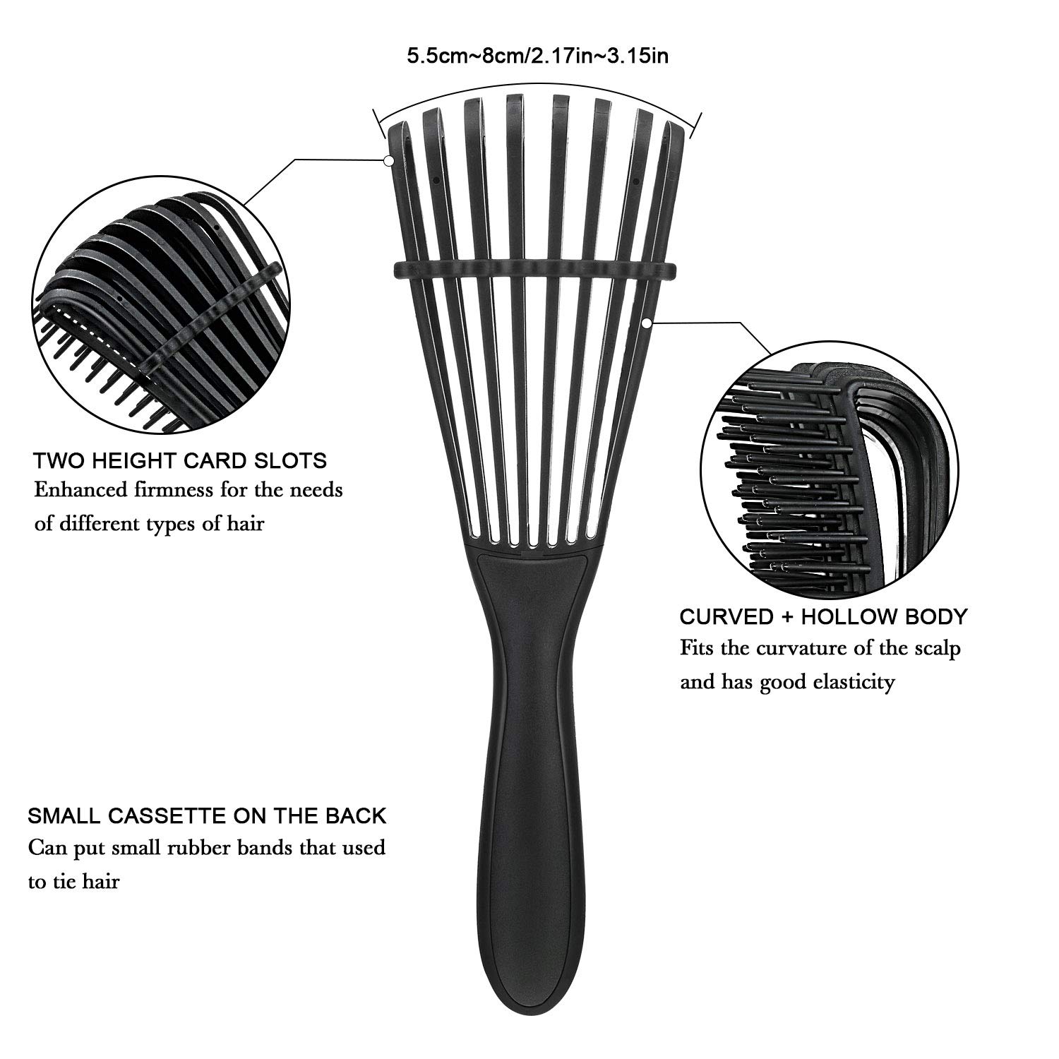 Flexible Octopus Detangling brush image