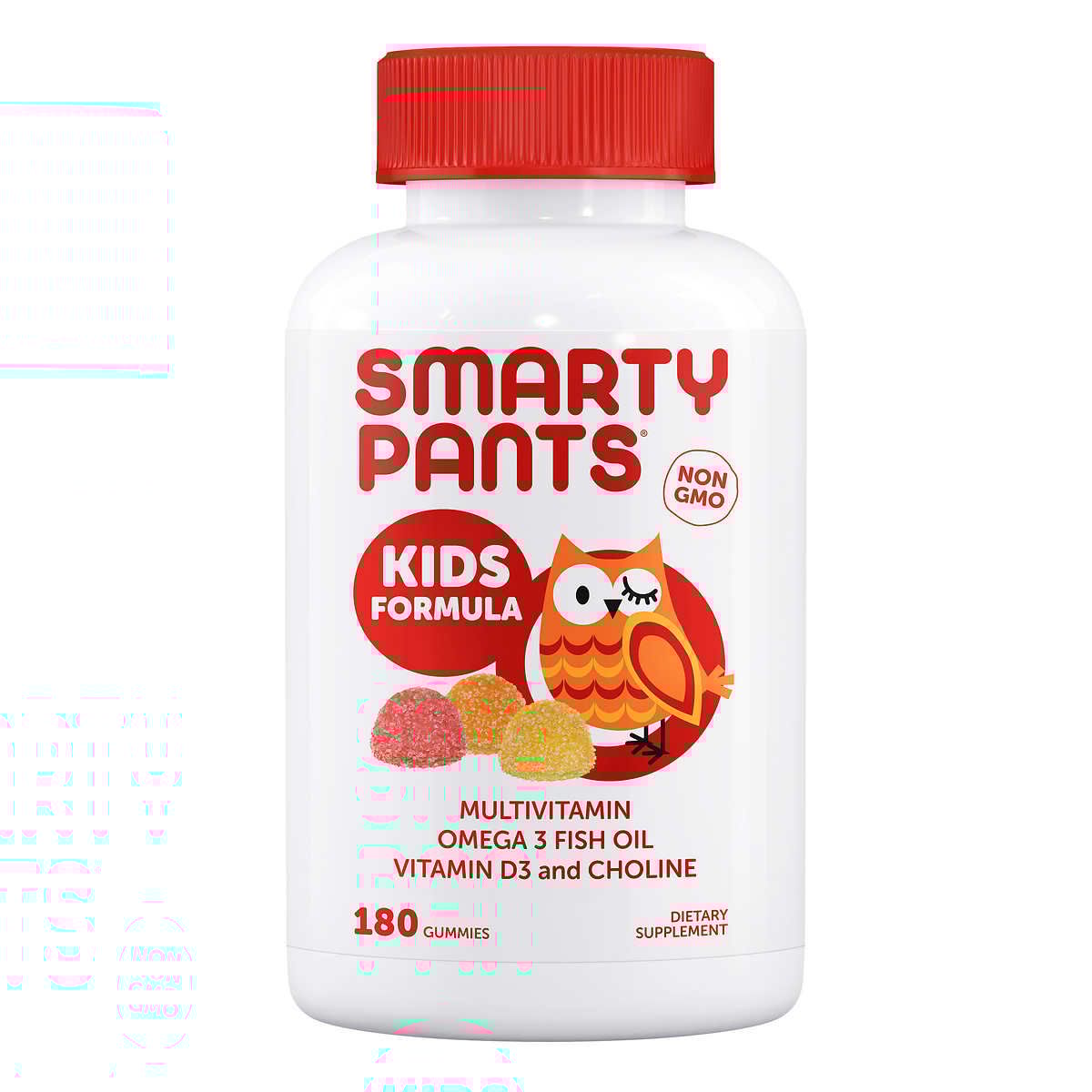 Smarty Pant Kids Complete Multivitamin, 180 Gummies Bundle, Multivitamin Plus Omega 3, Vitamin D3 and Vitamin B12, 45 Days Supply image