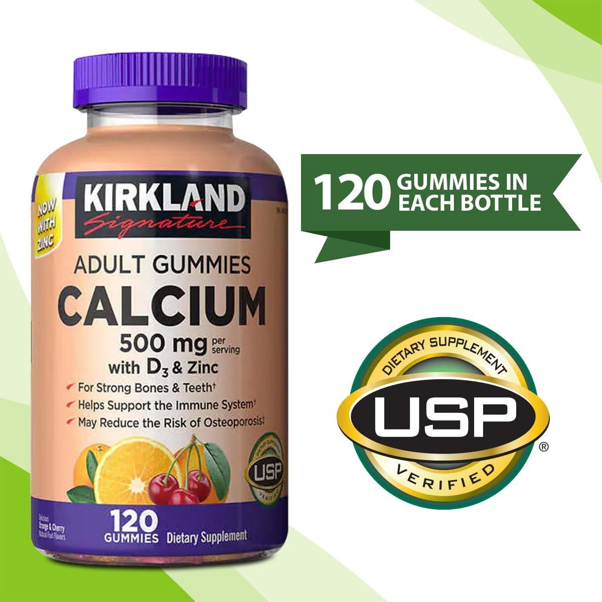 Kirkland Adult Calcium gummies image