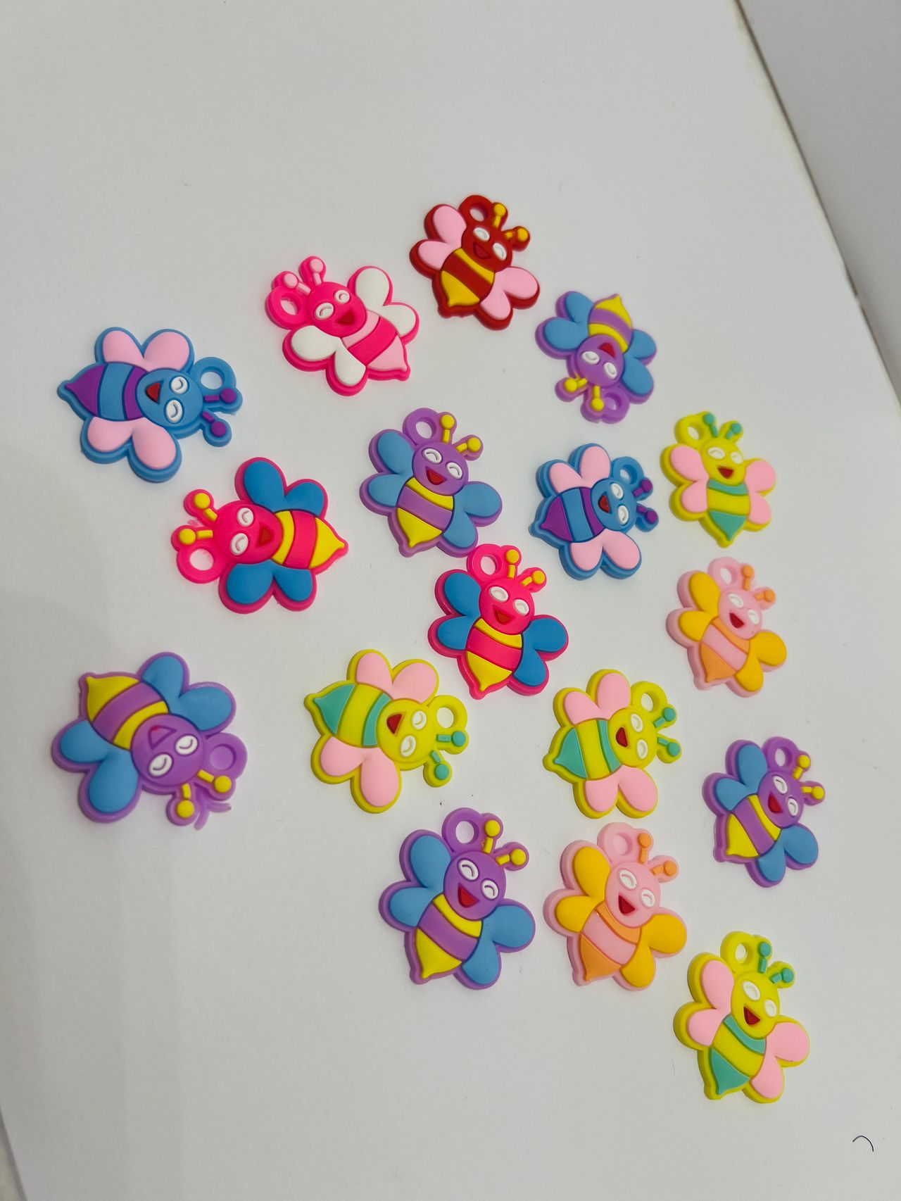 Colorful Honey Bee Silicone loom image