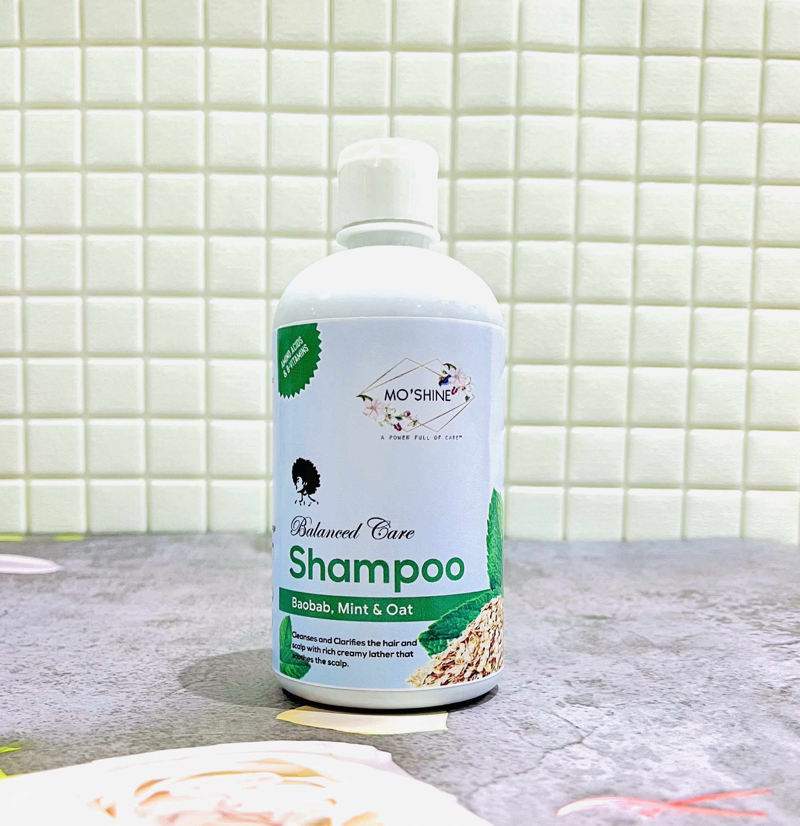 Balanced Care Shampoo- Baobab, Mint and Oat