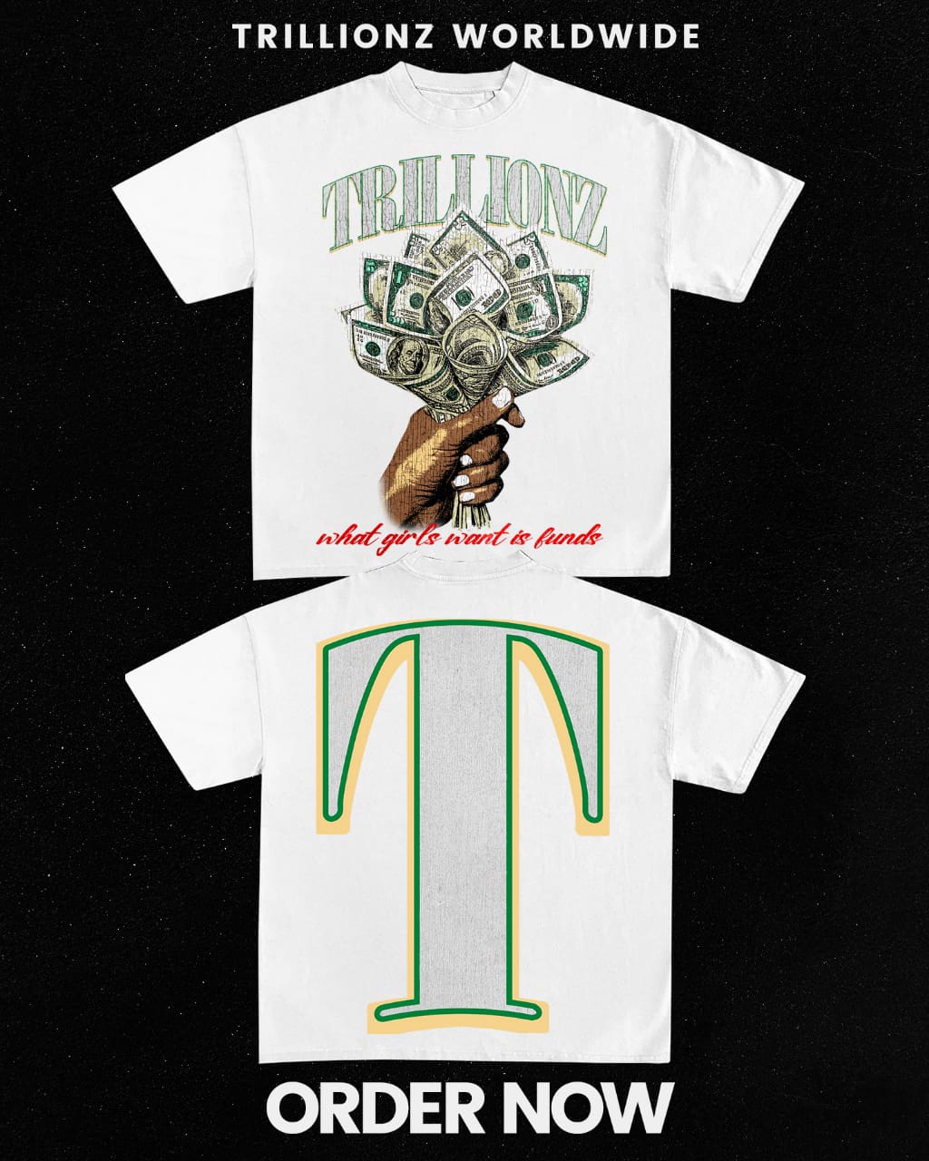 Trillionz money constant Tee image
