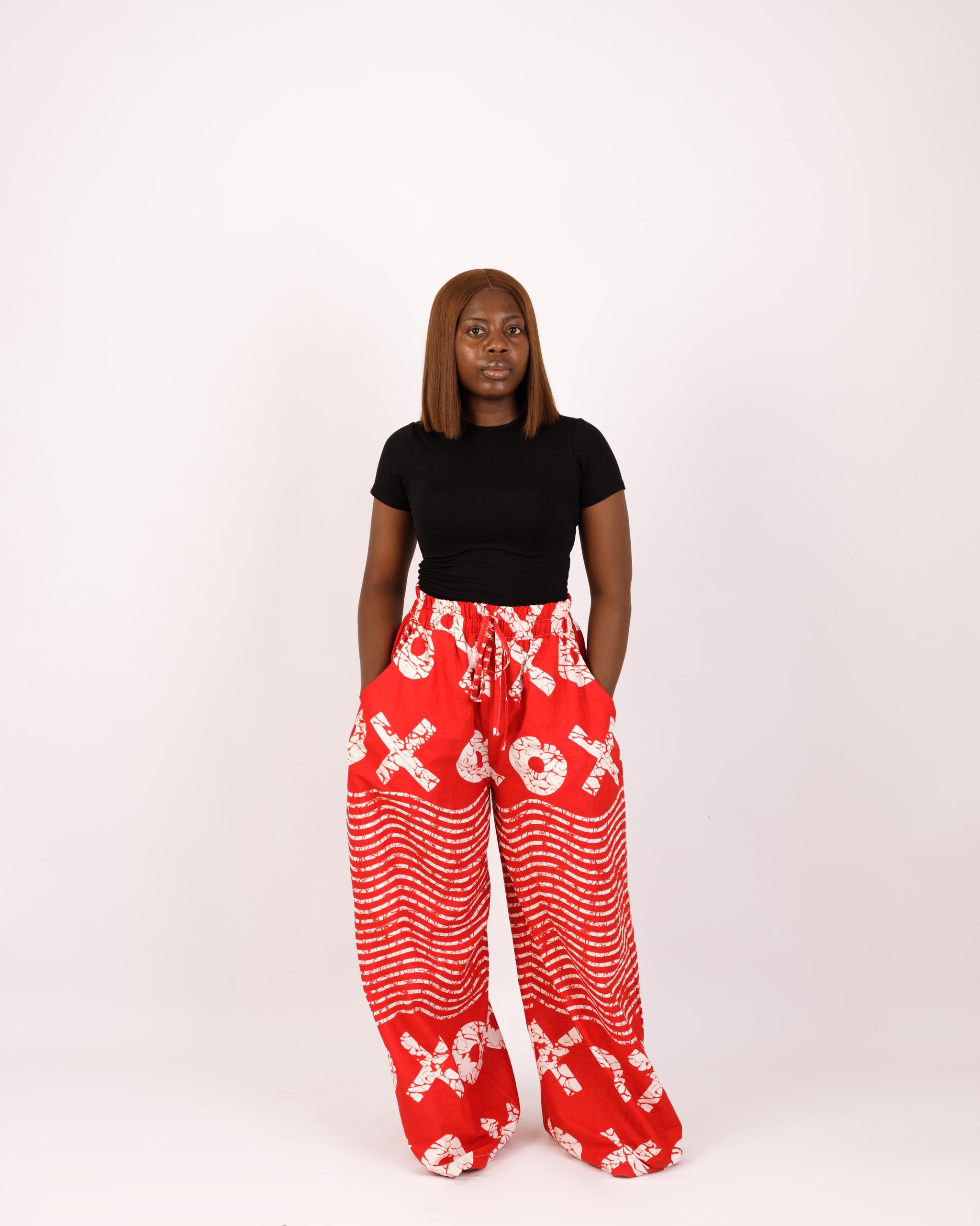 MEA Baggy Pants (Red) image