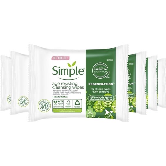 SIMPLE AGE CLEANSING WIPES 