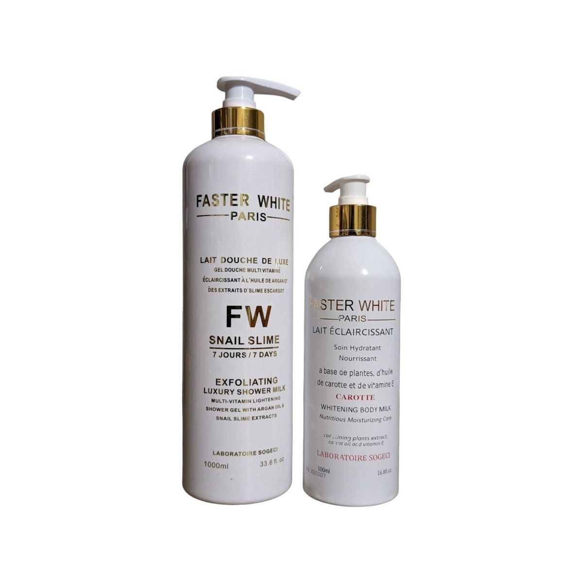 FASTER WHITE BODY LOTION