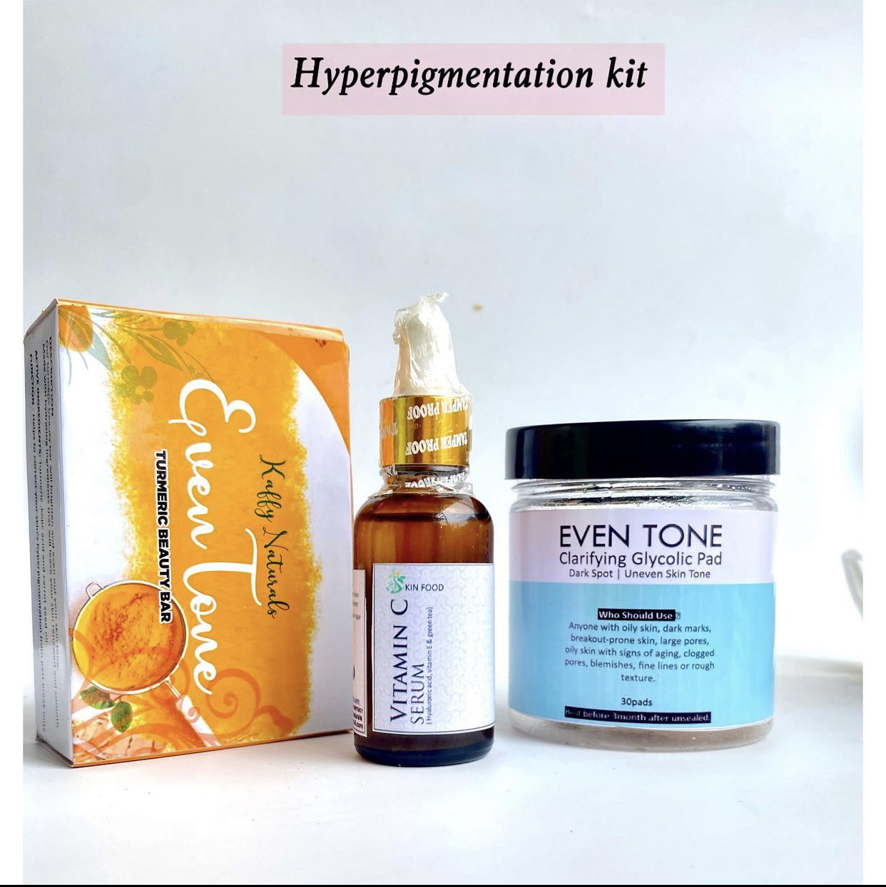 Sunburn /hyperpigmentation kit