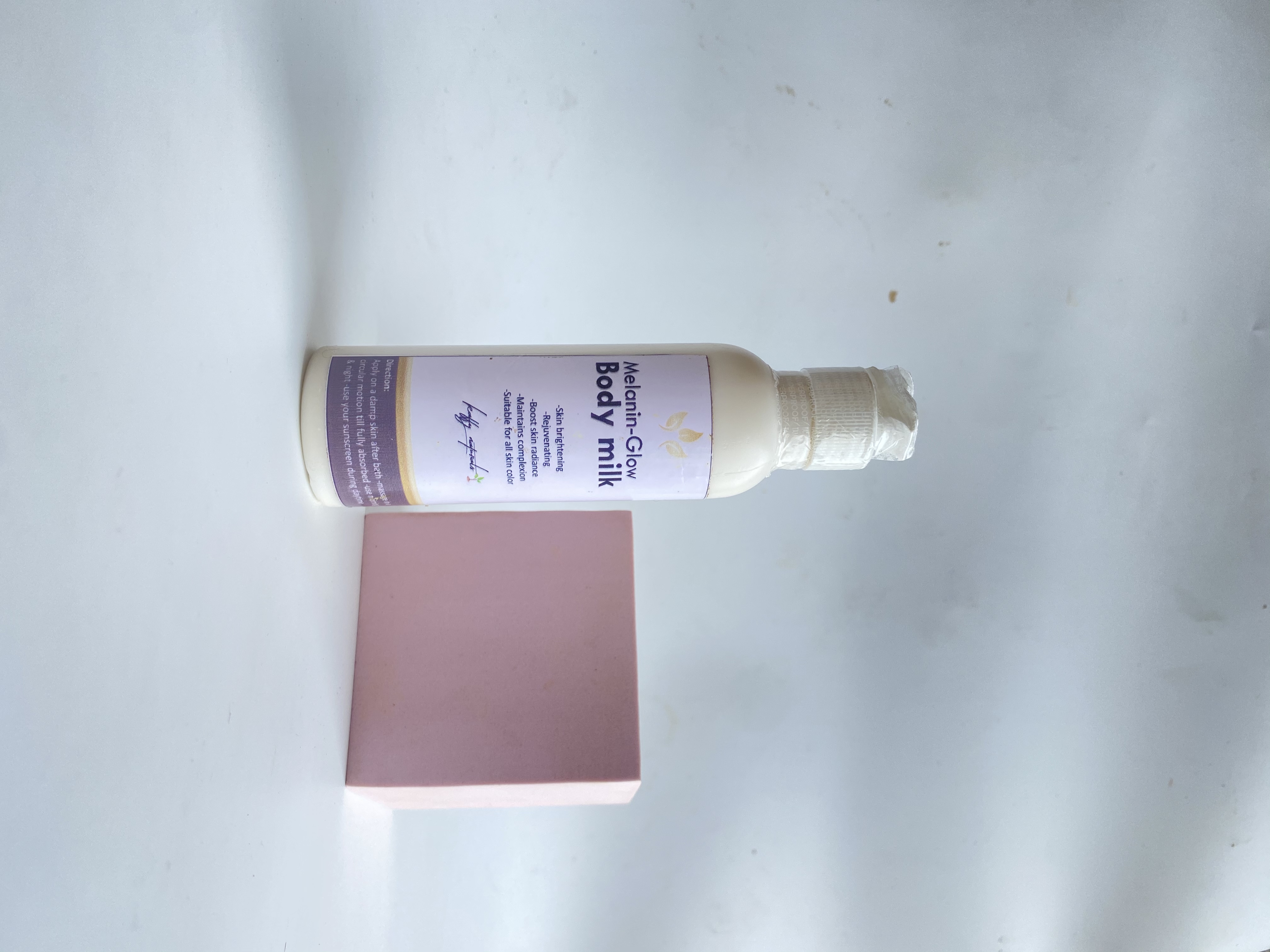 Melanin glow body milk
