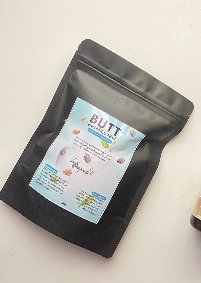 Butt & hips protein powder