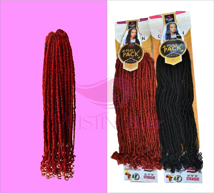 Starr locs curl image