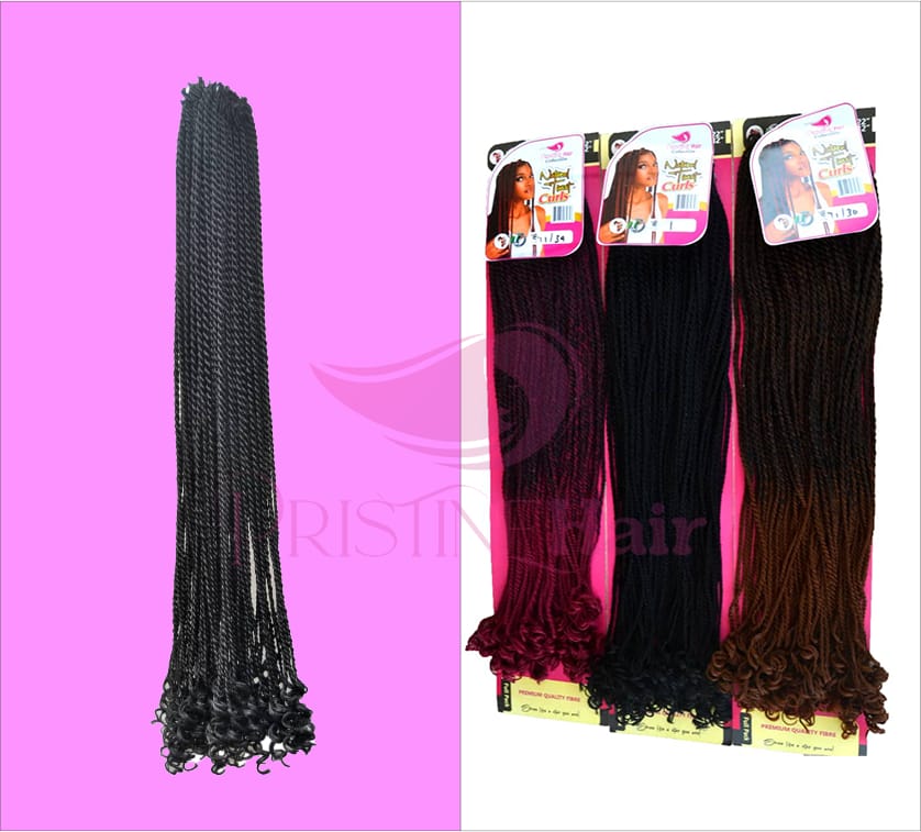 Natural twist curls image