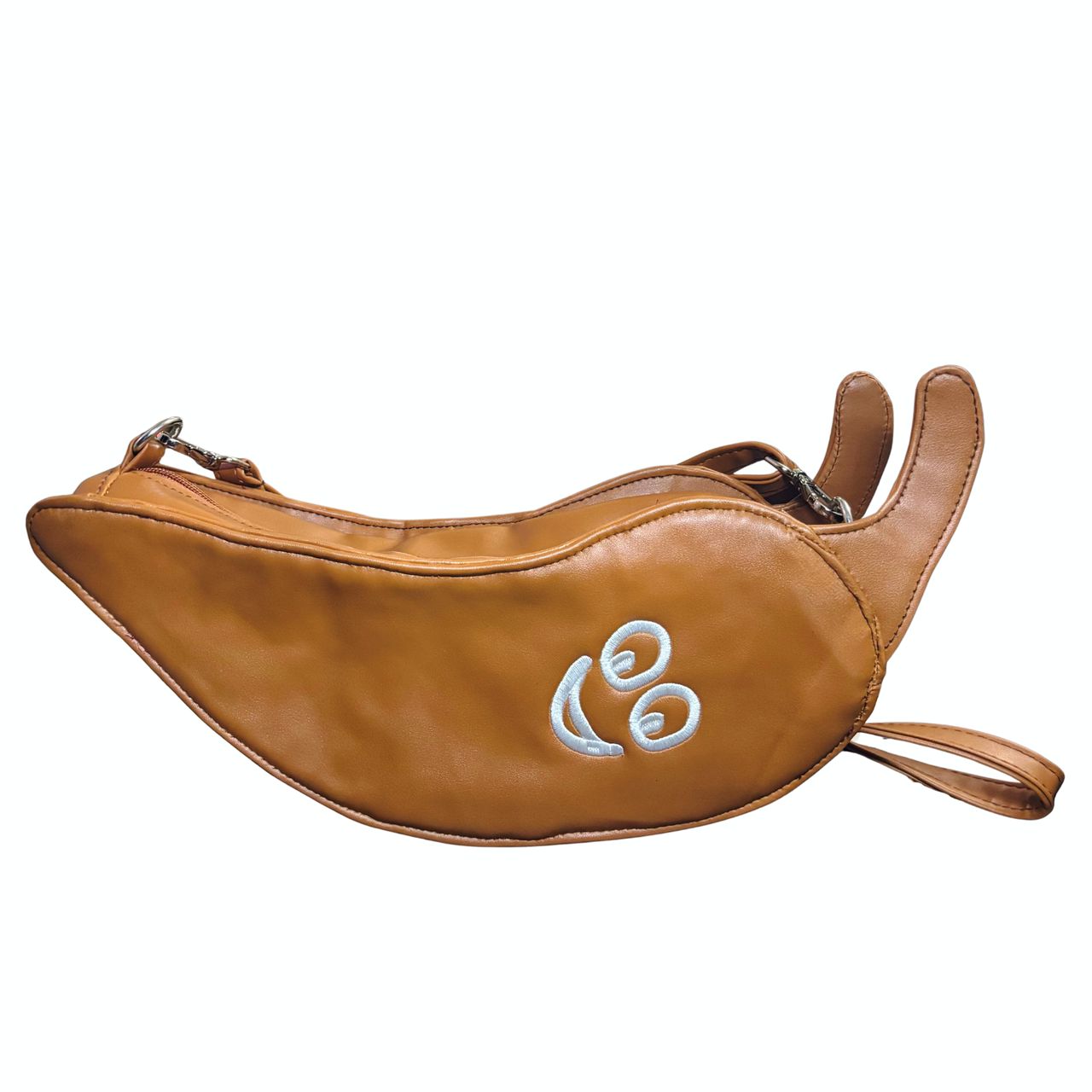 CHILLI LEATHER CROSS BAG ( BROWN) image