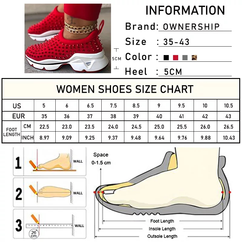 Studded Rivet Sneakers Image