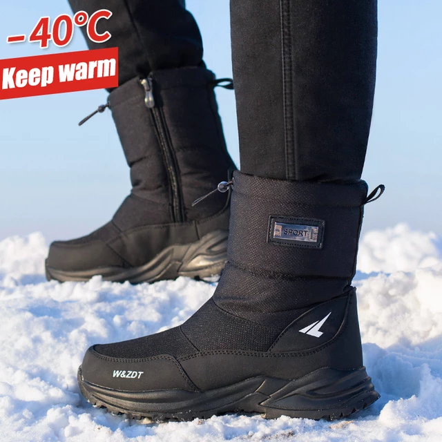 Men Winter High Boots Outdoor & Travel Image