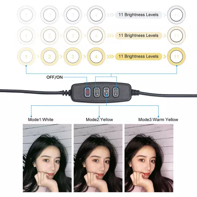 10 inches LED Tripod Ring Light Image