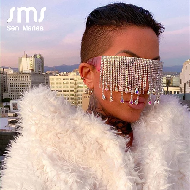 Luxury Crystal Diamond Sun Glasses Image