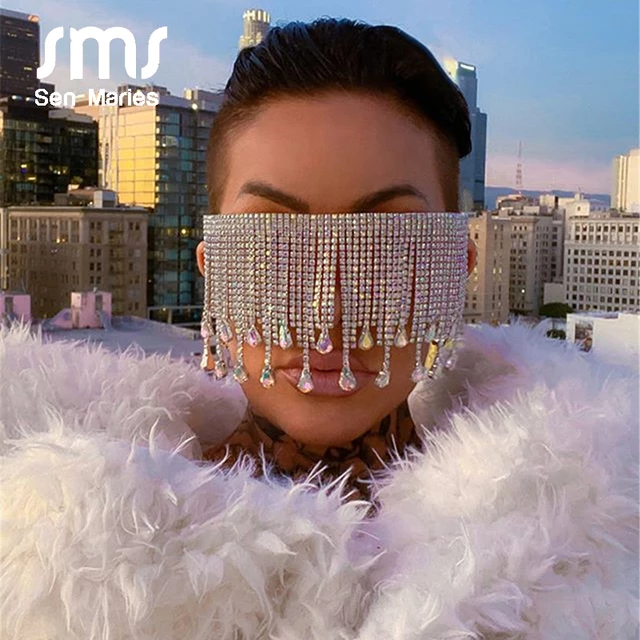 Luxury Crystal Diamond Sun Glasses Image