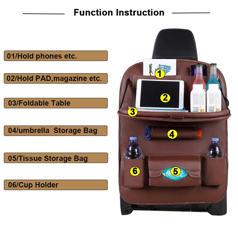 Car seat organizer Image
