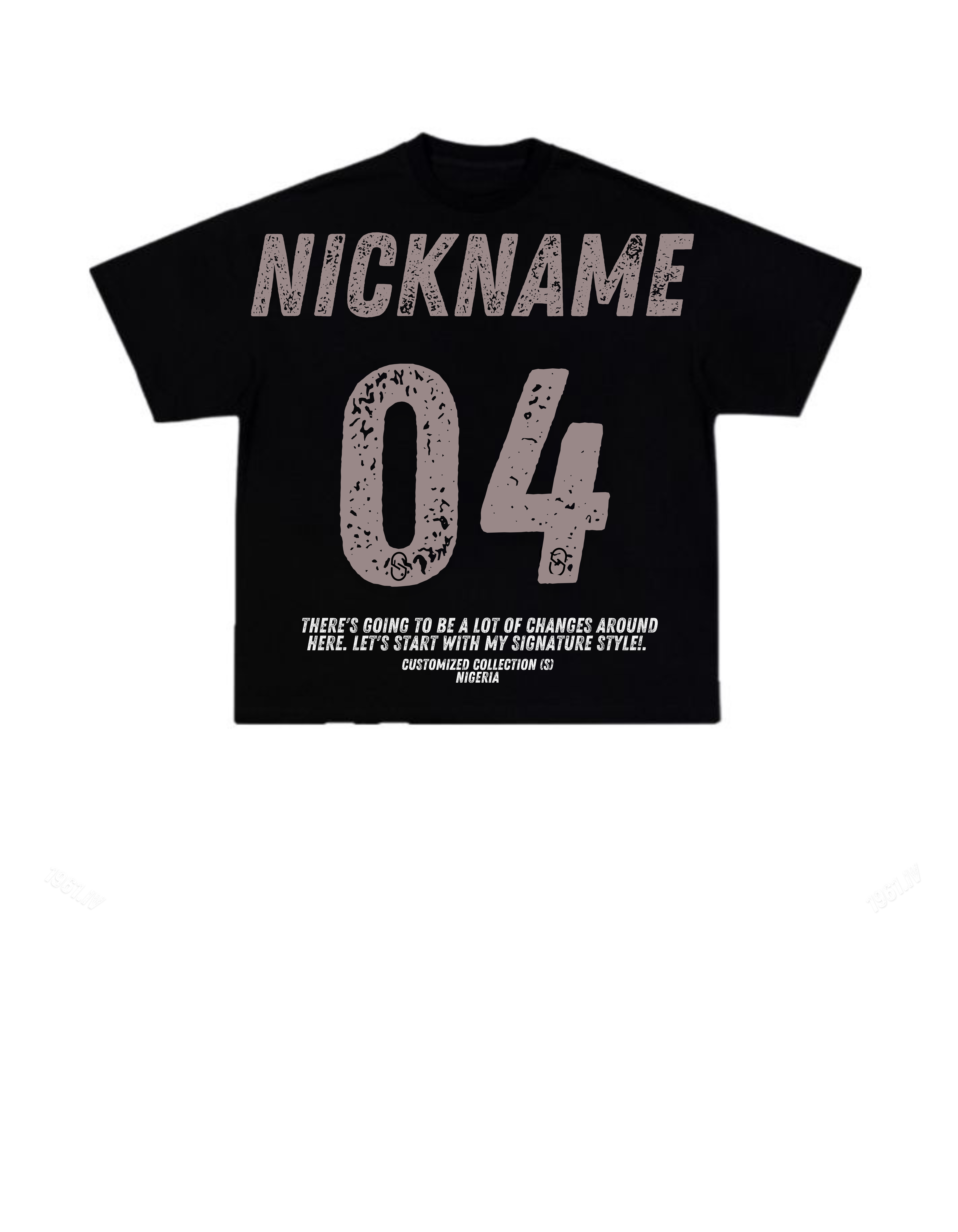 SIGNATURE CUSTOMIZED MADE JERSEY LIKE T SHIRT image